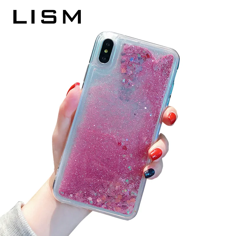 

Cell phone Case for iphone 6 7 8 Plus soft silicone Case For iphone X XR XS Max case cover Soft White Shell with love pattern
