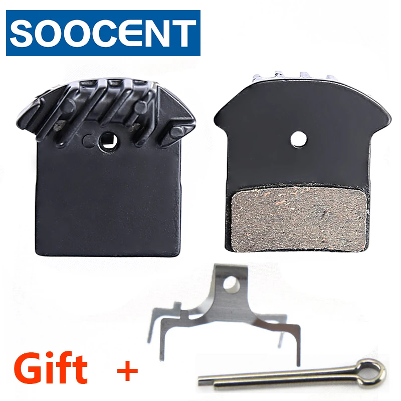 

Bicycle Ceramics Brake Pads ICE-TECH Resin Cooling Fin Disc For Shimano M6000 SLX M7000, Deore XT M785 M8000, XTR M9000 J02A