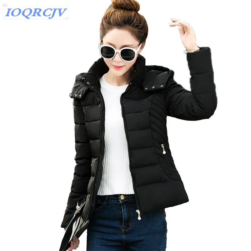 

2018 new ladies fashion short coat winter small jacket women outerwear short wadded jacket female padded parka women's overcoat