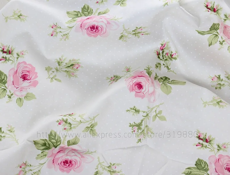 Двухцветная розовая ткань 4 шт. 40*50 см подушка хлопковая ткань для шитья ткань для пэчворка Ткань Цветы Ткань