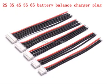 

10cm 100mm RC Lipo battery balance charger plug 2s 3s 4s 5s 6s cable for RC Helicopter 10 pcs
