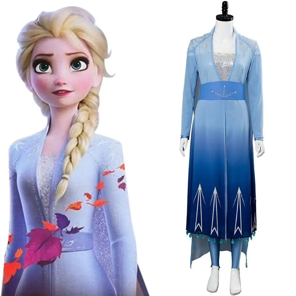 Olaf's Adventure Princess платье для косплея взрослых женщин костюм девочек карнавальные