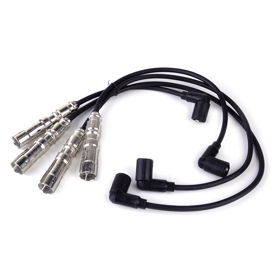 CITALL 4pcs Spark Plug Ignition Wire Cable fit for VW Golf Jetta City