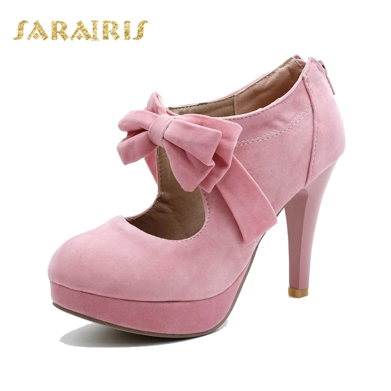 SaraIris-Bow-Tie-High-Heels-Platform-Zipper-Party-Wedding-Shoes-Woman-Pumps-Large-Size-32-48(10)