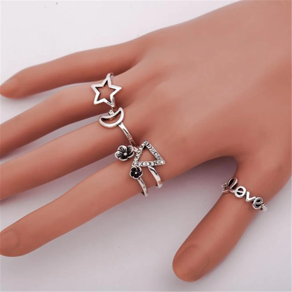 

Stylish Jewelry new style Women's Engagement Ring Silver Simple Knot Open Adjustable Rings for women Dropship