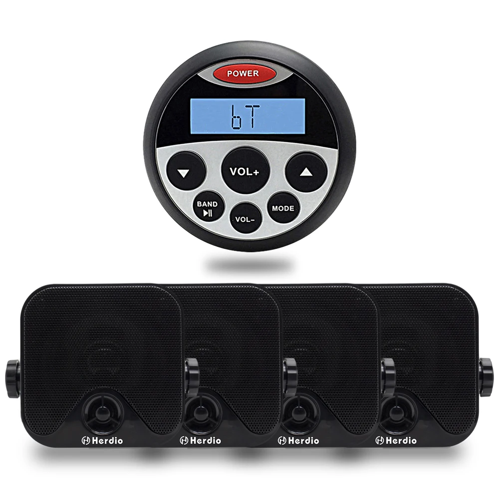 Waterproof Marine Radio Stereo SPA UTV ATV Sound System for Tractor MP3