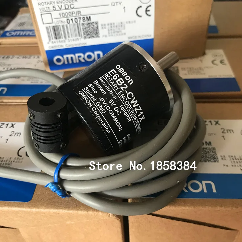 

NEW E6B2CWZ1X OMRON Rotary Encoder E6B2-CWZ1X 2500 2000 1800 1024 1000 600 500 400 360 200 100 60 40 30 20P/R 5-24v