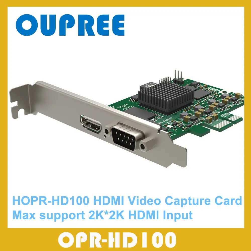 OPR-HD100 1080 P 60FPS PCI-E HDMI грабберная карта, поддерживает HDMI, YPbPr, s-видео, AV CVBS и L/R аудио и захват