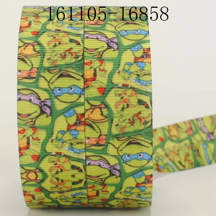 10yards-different sizes-lively Japanese cartoon ribbon printed Grosgrain ribbon DIY - Color: 161105-16858