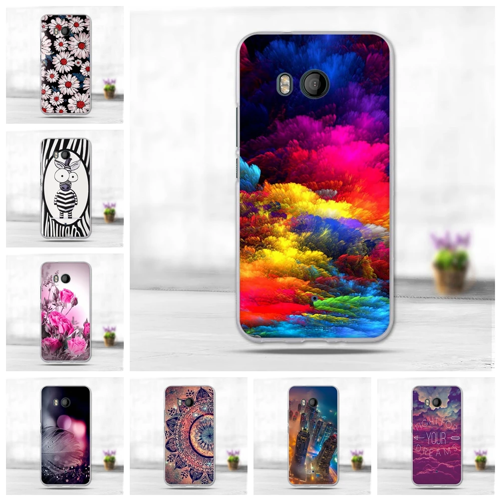 

3D Cute Animal Shell For HTC U11 Case 3D Painting Back Cover Soft Silicone TPU For HTC U11 U 11 Phone Cases