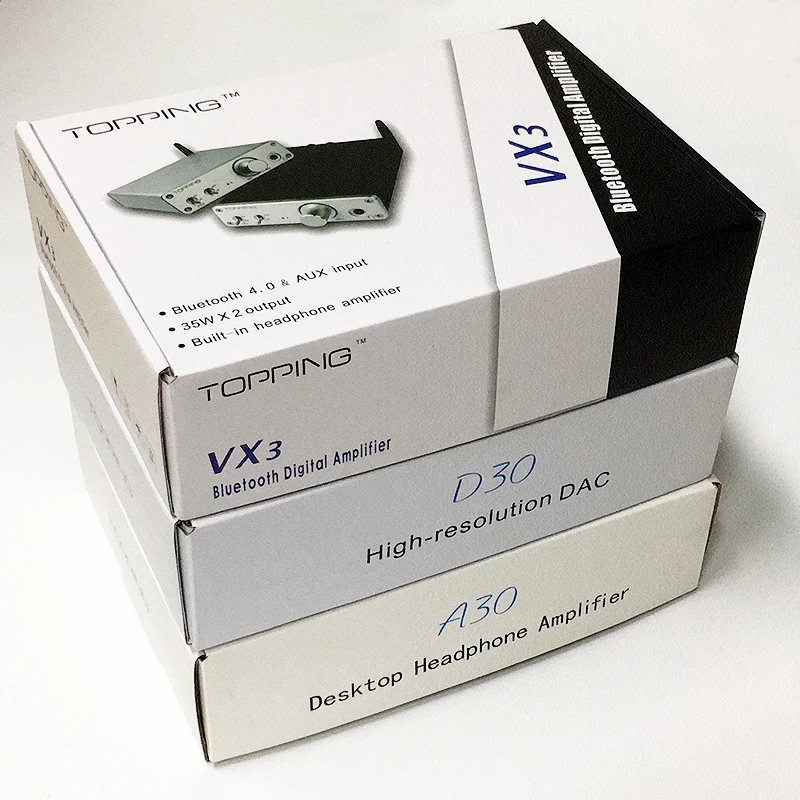 Topping D30 DSD USB DAC декодер + A30 усилитель VX3 Bluetooth мощности набор с поддержкой домашний Hi