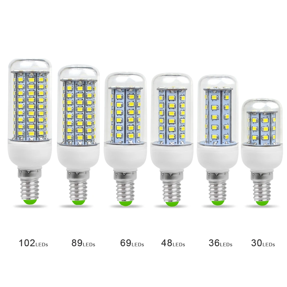 HOT E27 220V 20W 2835 SMD 102 LED Corn Light Bulb Kitchen Lamp Warm White