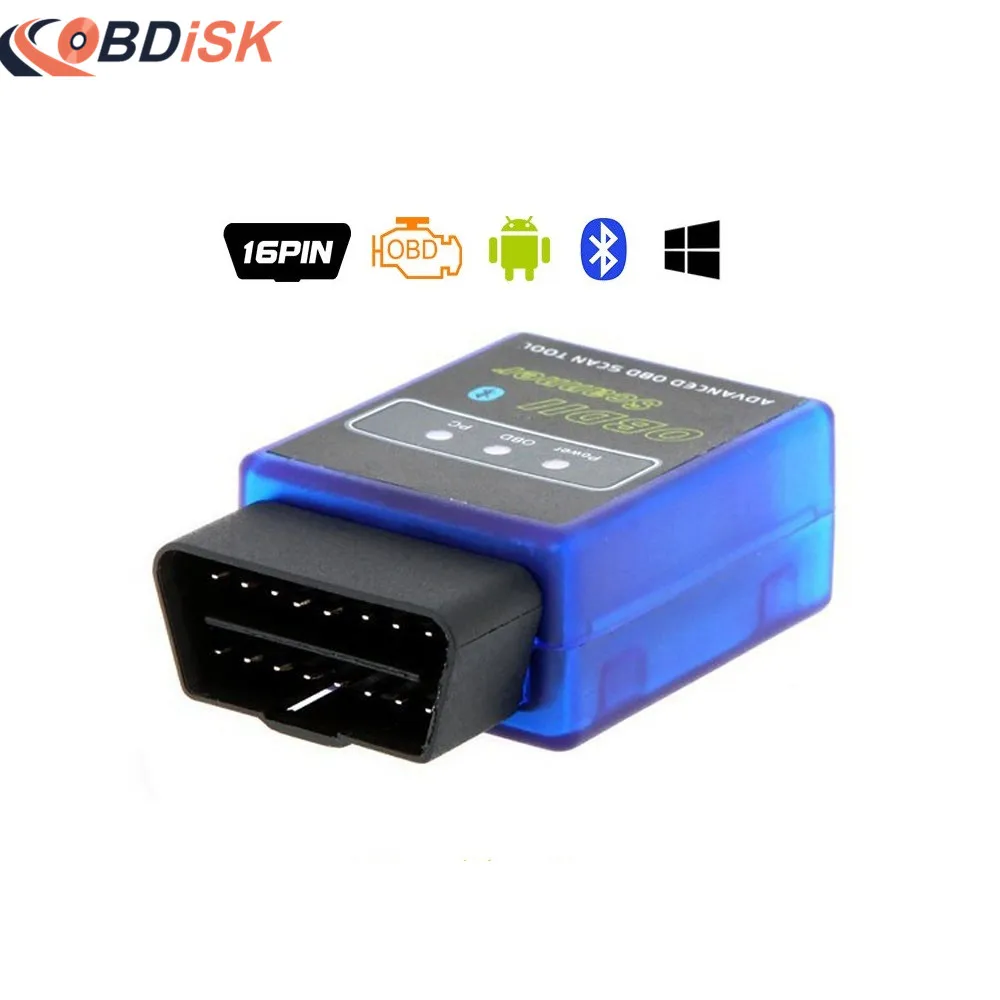 Latest Version Super MINI ELM327 Bluetooth OBD2 Scanner ELM 327 V2.1