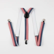 Mantieqingway мужские подтяжки якоря ремень в клетку ремень Y-зажимы "медузы"-на 3 подтяжки с зажимами Мужские аксессуары