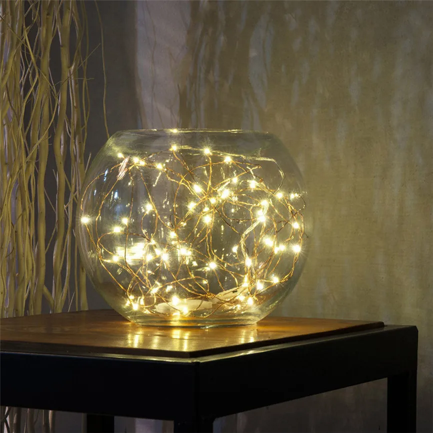 

2018 2018 1M Garlands LED String String Fairy Light 10 LED Battery Operated Xmas Lights Party&Wedding Lamp Dropshipping 0131