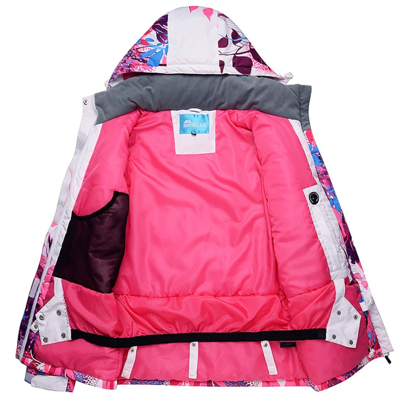 TRINGA الرجال النساء سترة تزلج الشتاء التزلج على الجليد سترة تزلج النساء الرجال جودة عالية يندبروف ماء دافئ الثلوج زوجين معطف