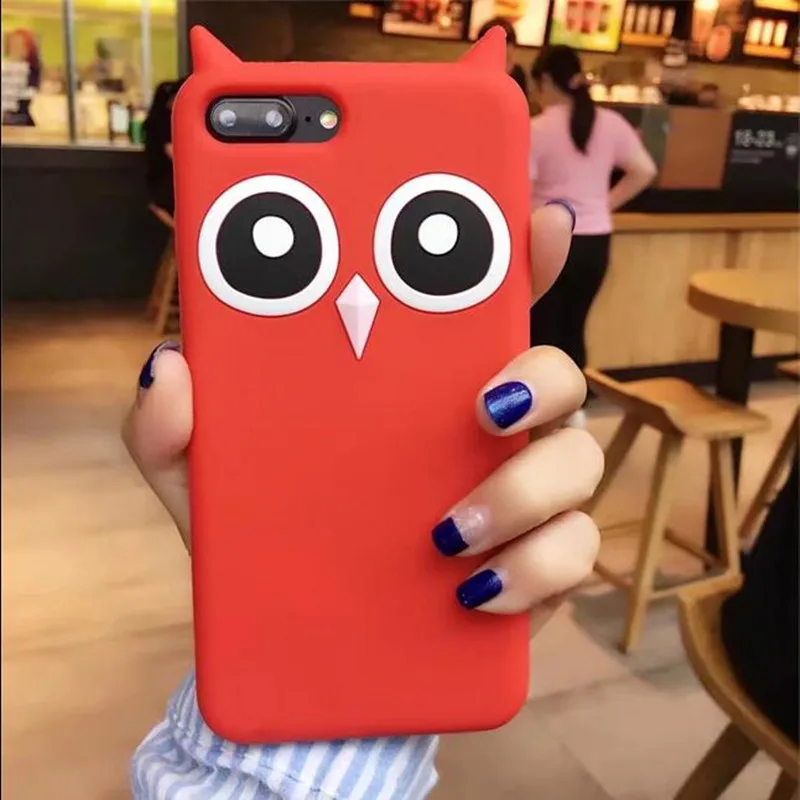 3D Cartoon animal Silicone cute Rubber back cover For Samsung Galaxy A310 A5 A510 A7 J1Ace J120 J5 J510 J7 2016 S4 S5 S6 S7 Case