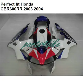 

ABS plastic fairing for Honda CBR 600RR F5 fairings kit CBR600RR 2003 2004 red white black BM02