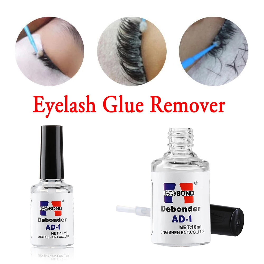 

10ml False Eyelashes Glue Remover Liquid Eyelash Extension Glue Adhesives Remover Cleaners Remove Makeup Remover Liquid Nail Art