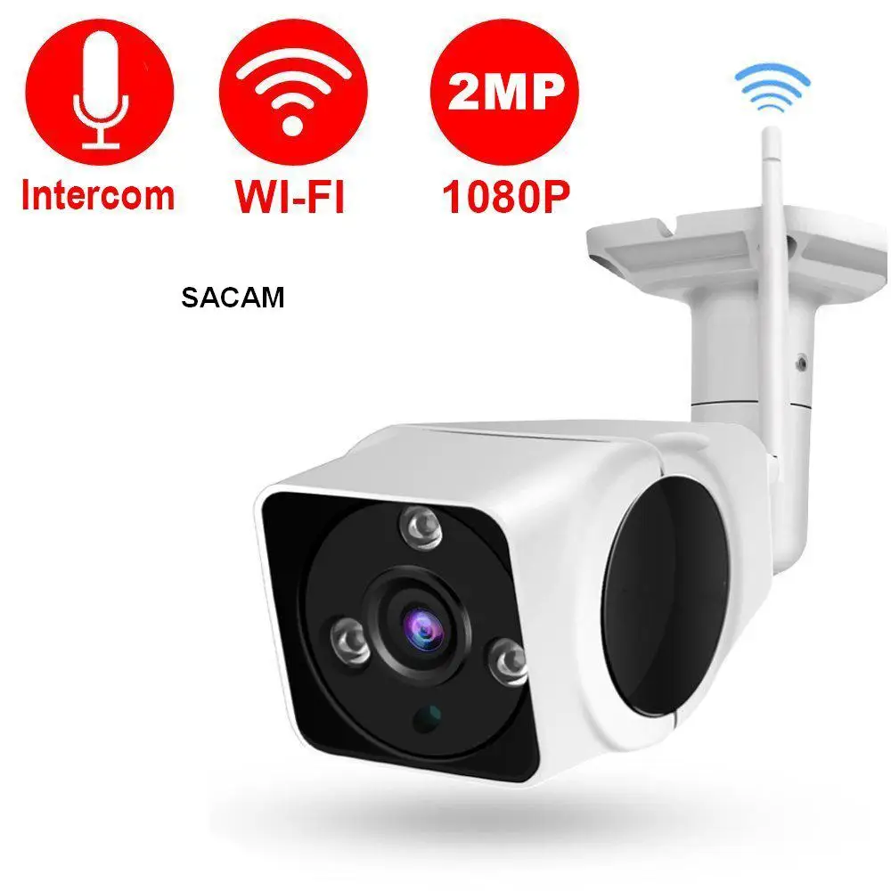 Наружная Водонепроницаемая беспроводная IP камера HD 1080P с Wi Fi и функцией ночной