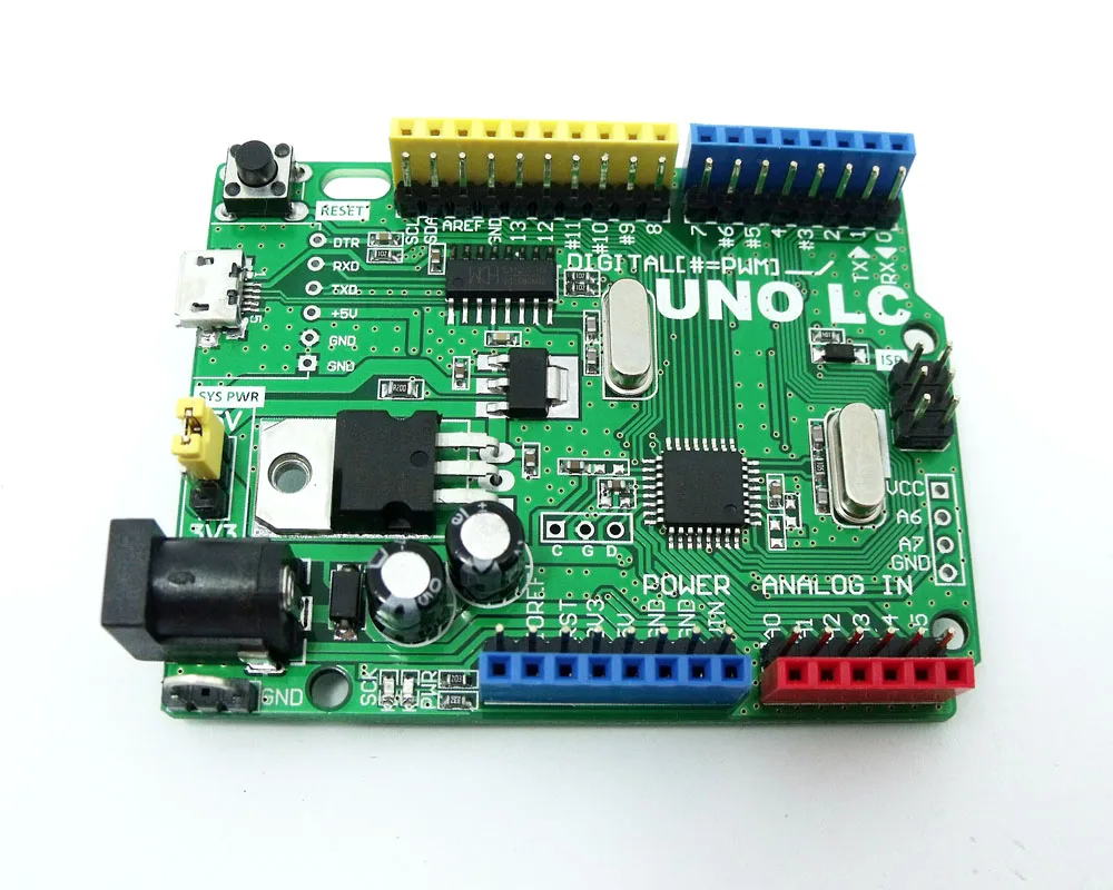 Massduino UNO R3 LC MD-328D 5 В 3,3 В развитию для Arduino совместимый низкая стоимость высокая производительность 10 12 16bit АЦП inhaos - изображение