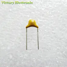 100pcs/lot Multilayer ceramic capacitor 103 50V 10nF 103M P=5.08mm