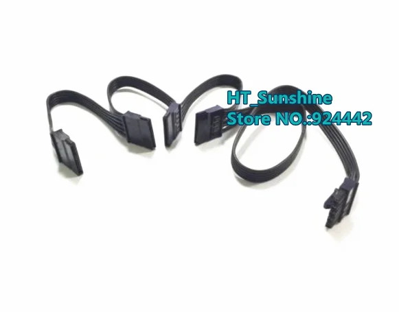 PCI-E 5 Pin Male 1 to 4 SATA 15Pin Power Supply Splitter Extension Cable 15P Power Port Multiplier for Coolmaster V1200 Modular