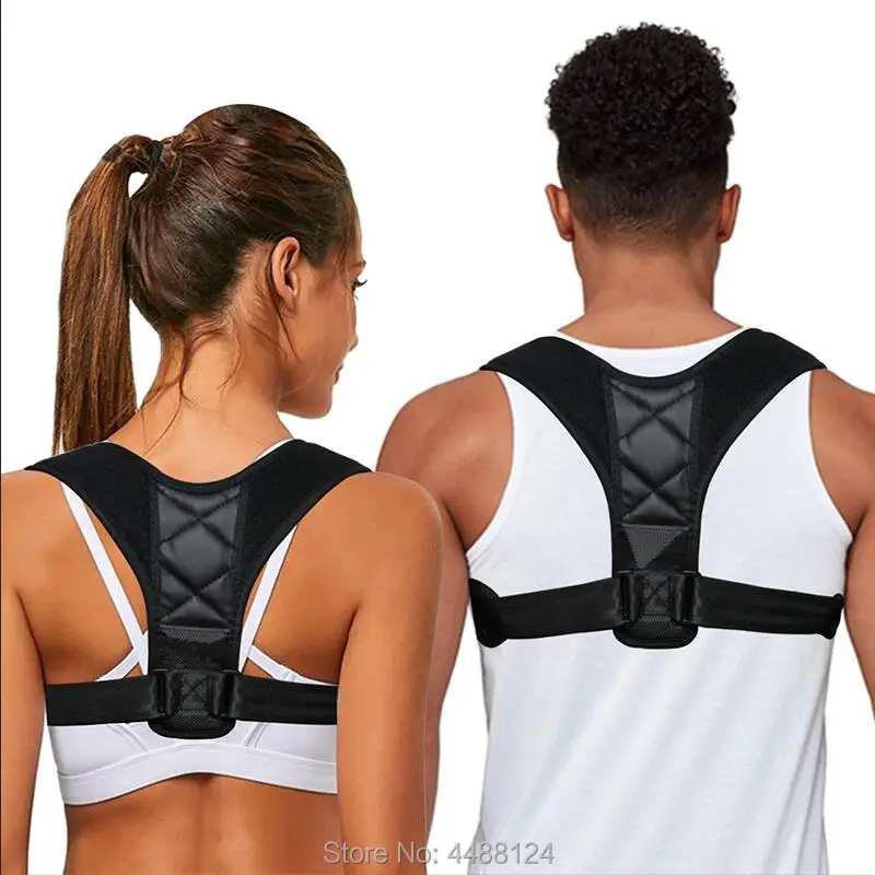 

Adjustable Clavicle Support Brace for Men Women Back Posture Corrector for Bad Posture Improve Shoulder Alignment Upper Back Pai