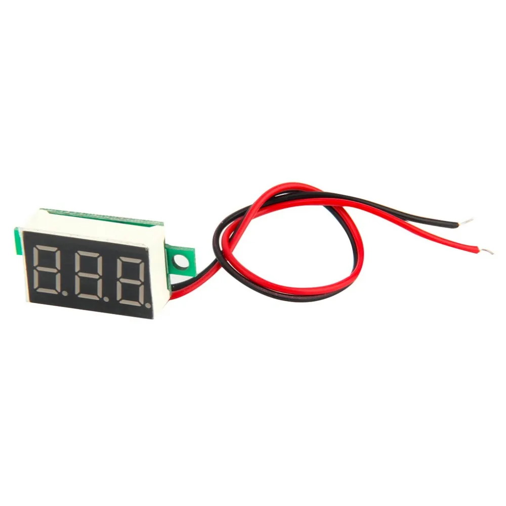 1 قطعة DC 4.7 ~ 32 V أي إمدادات الطاقة اللازمة البسيطة الأحمر LED لوحة الجهد متر 3-الرقمية تعديل الفولتميتر 200 مللي/الوقت
