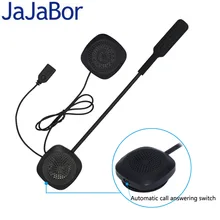 JaJaBor 2-го поколения перезаряжаемый мотоциклетный шлем гарнитура Bluetooth HIFI наушники динамик громкой связи Музыка Автоматический ответ