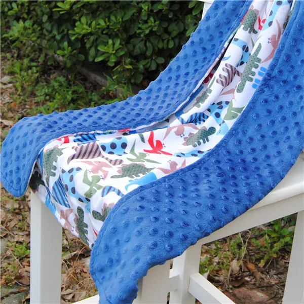 baby minky blanket size