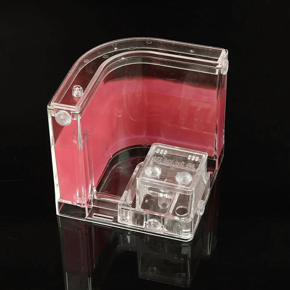 

1 Pc 10.8*10.8*10.8CM Plastic Ant Workshop Castle Pet Ant Villa Home Queen Ants Workshop Reptile Ant Nest Transparent House