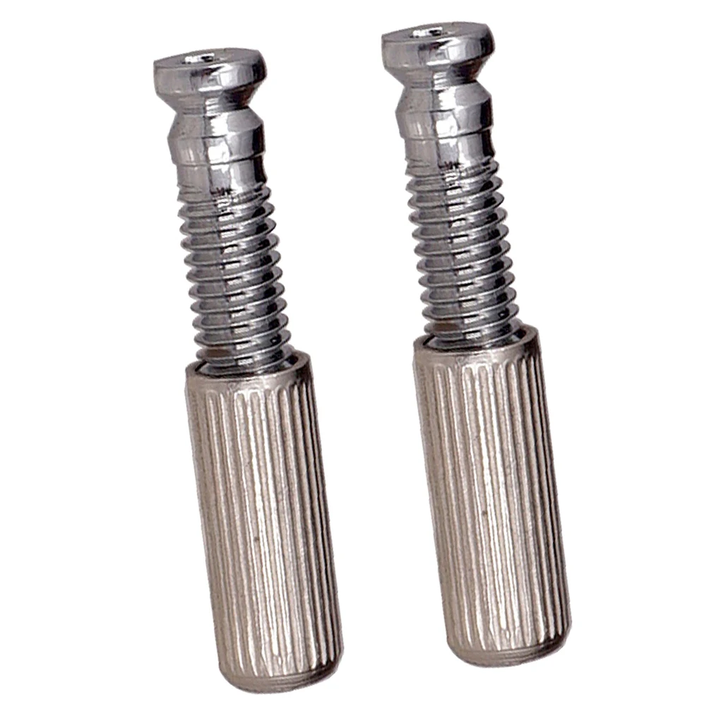 Pack Of 2 Iron Electric Guitar Tremolo Bridge Tailpiece Studs Locking Posts Musical Instrument Parts