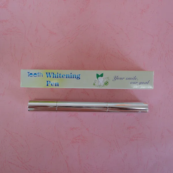 silver pen with box