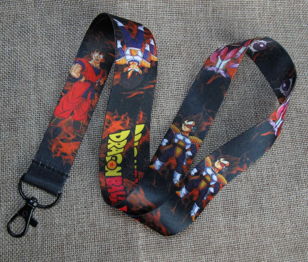 

new 1PCS Cartoon Anime Dragon Ball Neck Strap Lanyard Mobile Phone Charms Key Chain ID Badge Key Chains L11