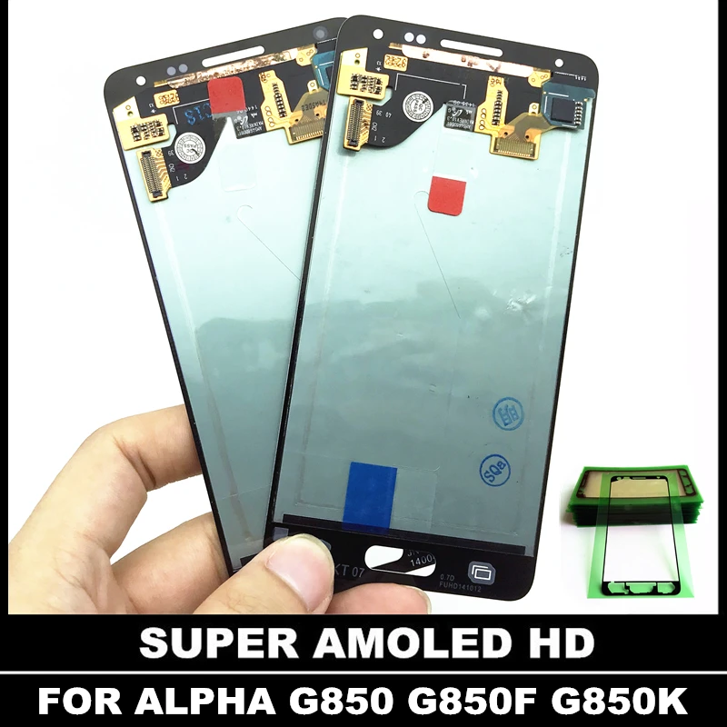 

For Samsung Galaxy Note4 Mini Alpha G850 G850F Display Touch Screen Digitizer Assembly Tested AMOLED LCD Replacement Sticker