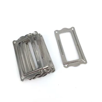 

30xHome Office Library Filing cabinet Metal Card Holder medicine Box Drawer label Frames Tag Holder Silver Label Holders 65*31MM