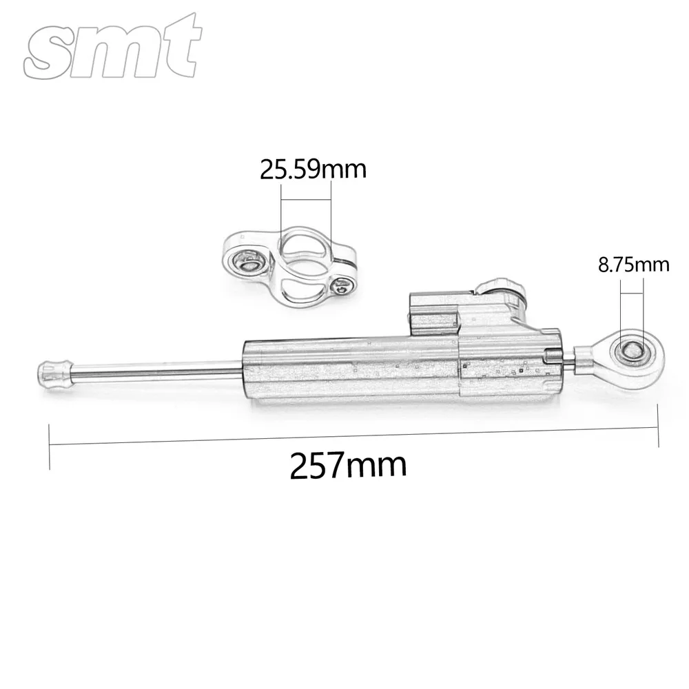 Универсальный алюминиевый демпфер руля для honda Suzuki GSXR1300 1200 GSX-R 600 750 K6 K7 K8 K9 SUZUKI BANDIT 250 все годы