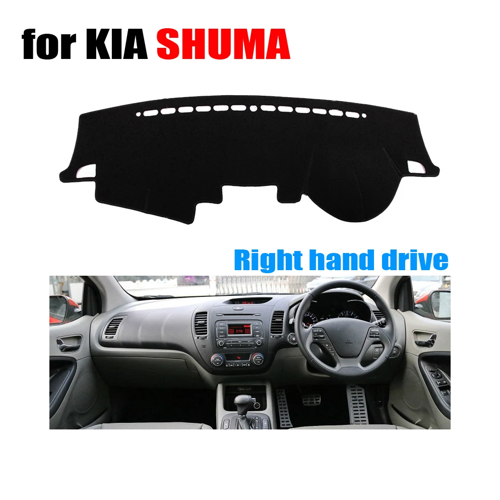 

RKAC Car dashboard cover mat for KIA SHUMA all the years Right hand drive dashmat pad dash covers auto dashboard accessories