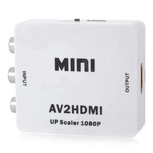 Free Shipping Mini Composite RCA CVBS AV to HDMI Video Converter Adapter For VCR DVD 720P 1080P |