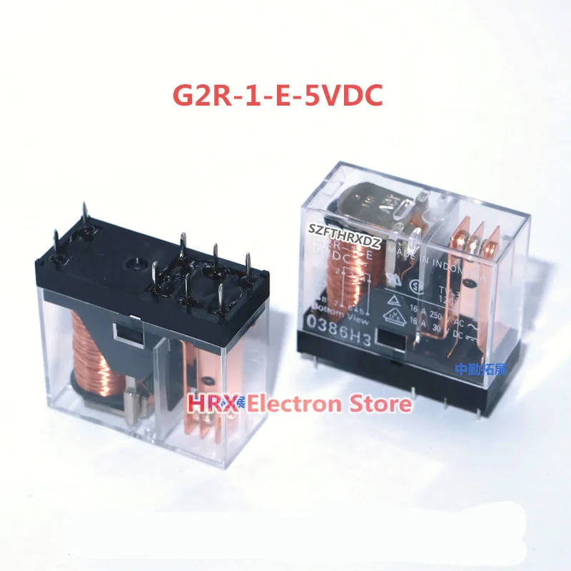 5pcs 10pcs G2R-1-E 24VDC New Genuine 8Pins Relay DC24V 16A 