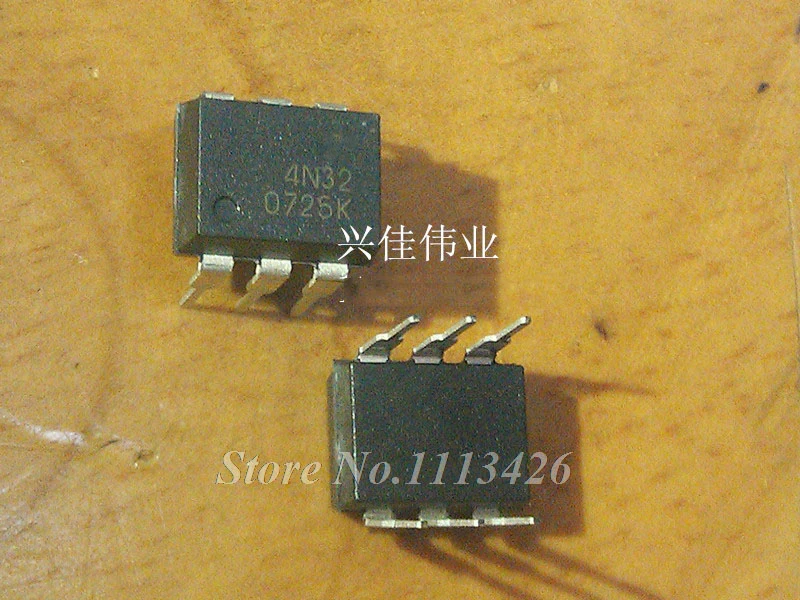 

Free shipping 10pcs/lot 4N32 DIP-6 optocouplers optocouplers new original