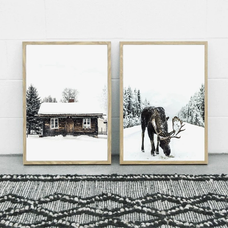 Winter Forest Wall Art Print