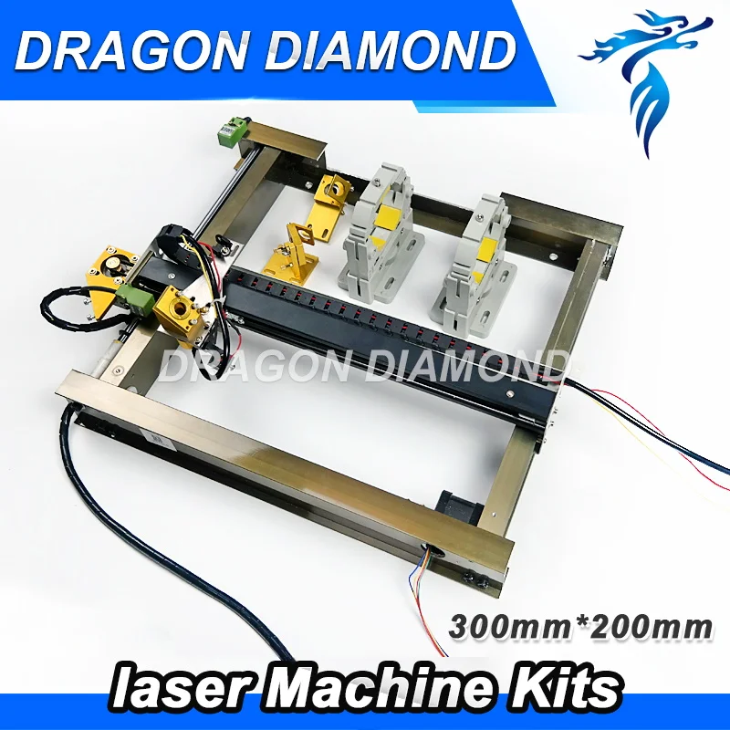 Co2 Laser Mechanical Components Complete kit 200*300mm For Laser
