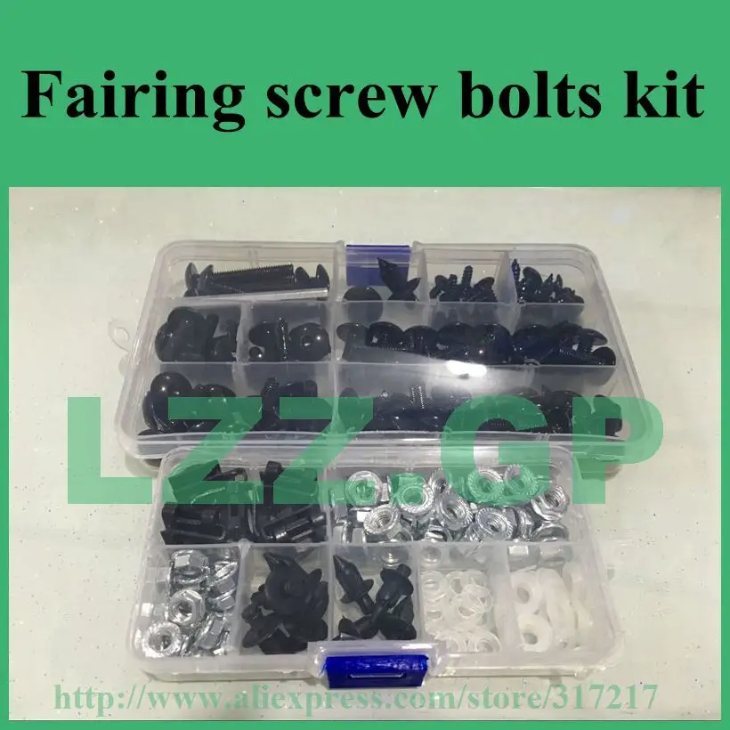 

Fairing bolts kit full screw kits For SUZUKI KATANA GSXF650 08-13 GSXF 650 GSX650F GSX 650F 08 09 10 11 12 13 Nuts bolt screws k