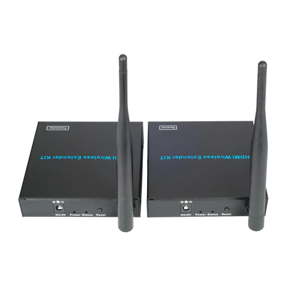 HDMI H.264 беспроводной удлинитель 100 м 5 ГГц WiFi HDMI удлинитель передатчик приемник комплект TCP/IP Поддержка Макс от 1 до 4 для HDTV