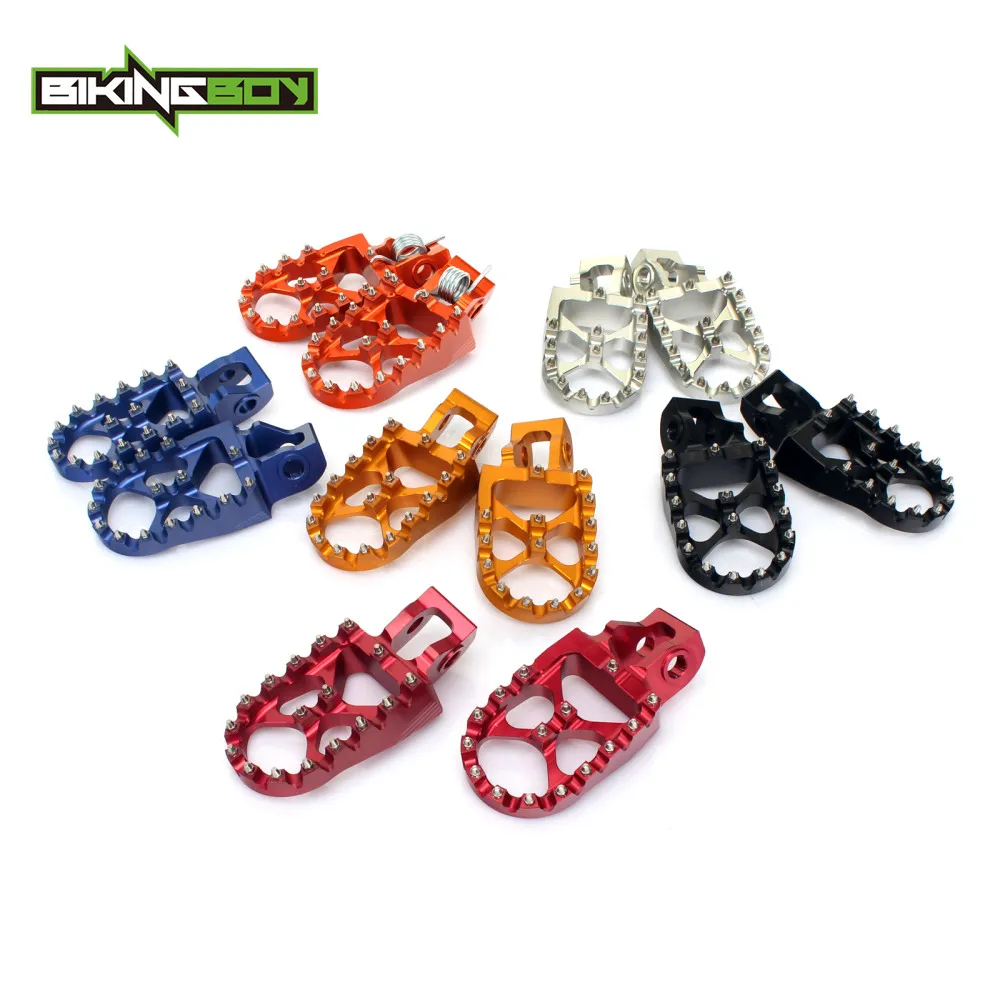 BIKINGBOY Foot Pegs Rests Pedals Footpegs for KTM SX SXF SX F XCF XC F