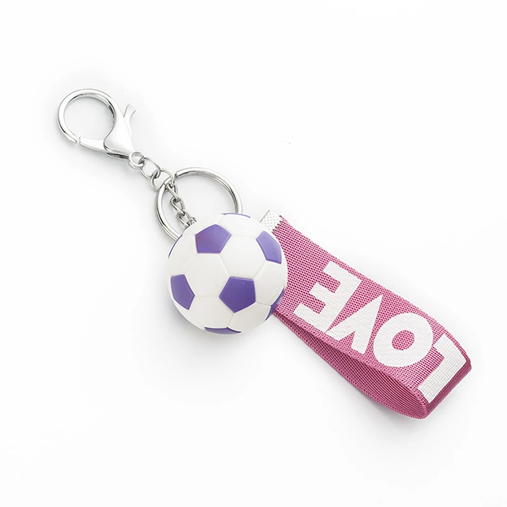 Лидер продаж Футбол цепи прочной нейлоновой веревки футбол брелок "любовь" держатель для Для женщин Для мужчин футбольных болельщиков подарки сувенирные