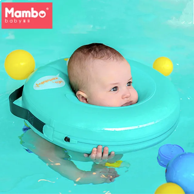 Mambobaby Neck Float Circle For Bathing No pump air Safety