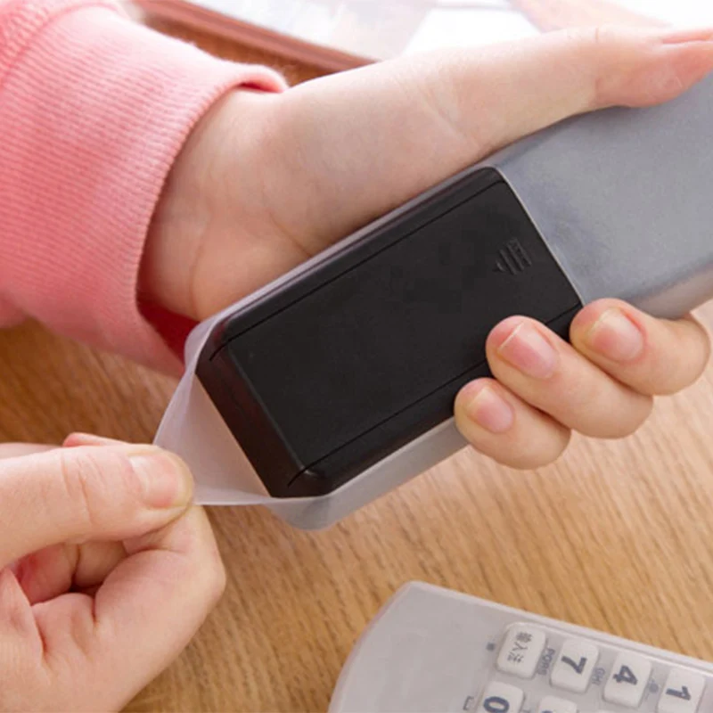 Case On The TV Air Conditioning Cloth Remote Control Cover Case Protector Cover Waterproof Proof Dust Storage Bag Organization